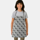 Cicada Bug Face Nattern Muster Schürze (Insitu)