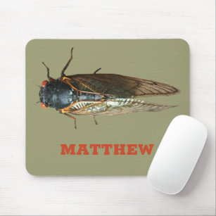 Cicada Bug, Insekt-Foto Personalisiert Mousepad