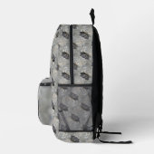 Cicada Bug Nature Pattern Personalisiert Bedruckter Rucksack (Rechts)