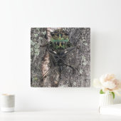 Cicada Clock Quadratische Wanduhr (Zuhause)