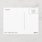 Cicada, das aus seinen Überschwemmungen hervorgeht Postkarte (Rückseite)