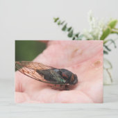 Cicada Einladung (Stehend Vorderseite)