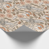 Cicada im Wald Geschenkpapier (Ecke)