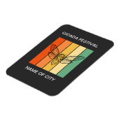 Cicada insect lover Custom Magnet (Linke Seite)