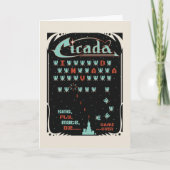Cicada Invada Karte (Vorderseite)