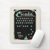 Cicada Invada Mousepad (Mit Mouse)