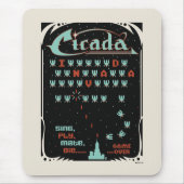 Cicada Invada Mousepad (Vorne)