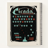 Cicada Invada Notizblock (Rückseite)