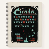 Cicada Invada Notizblock (Vorderseite)