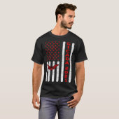 Cicada Invasion 2021 Insect Brood X American Flag T-Shirt (Vorne ganz)