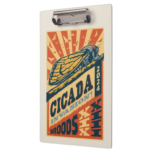 Cicada Invasion 2024 Brief Klemmbrett (Links)