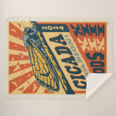 Cicada Invasion 2024 Brief Sherpadecke (Vorderseite (Horizontal))