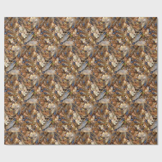 Cicada Invasion Geschenkpapier (Flach)