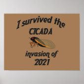 Cicada Invasion Poster (Vorne)