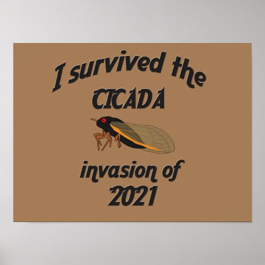 Cicada Invasion Poster (Vorne)
