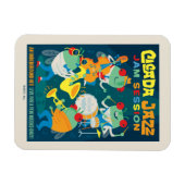 Cicada Jazz Jam Session Magnet (Horizontal)