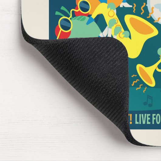 Cicada Jazz Jam Session Mousepad (Ecke)