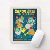 Cicada Jazz Jam Session Mousepad (Mit Mouse)