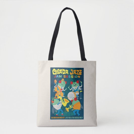 Cicada Jazz Jam Session Tasche (Vorderseite)