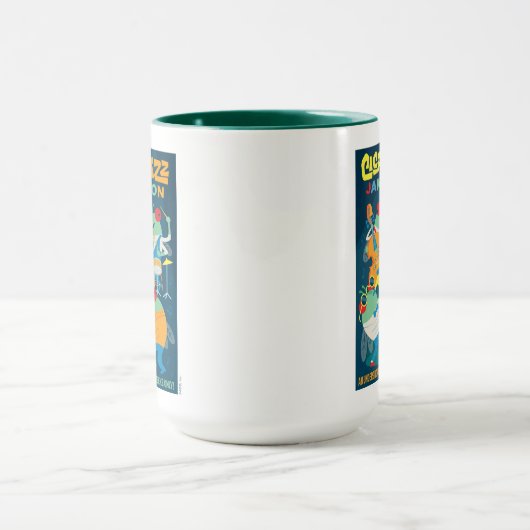 Cicada Jazz Jam Session Tasse (Zentrum)