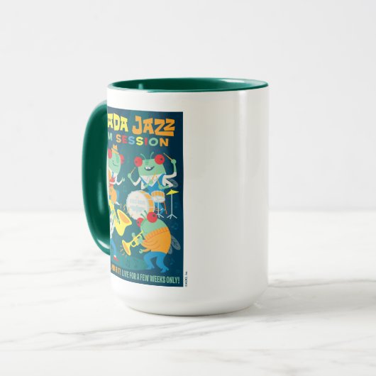 Cicada Jazz Jam Session Tasse (Vorderseite Links)