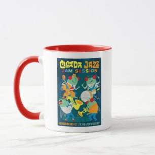 Cicada Jazz Jam Session Tasse