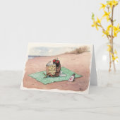 Cicada-Karte Karte (Gelbe Blume)