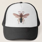 Cicada Killer Trucker Hut Truckerkappe (Vorderseite)