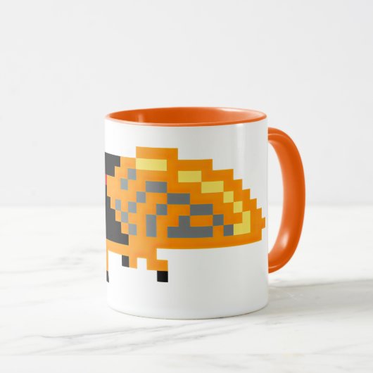 Cicada Mania Pixel Cicada Tasse (VorderseiteRechts)