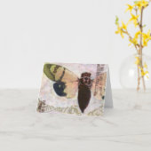 Cicada-Merkkarte Karte (Gelbe Blume)