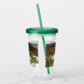 Cicada Muschel. Es war in Eile. Acryltrinkbecher (Links)