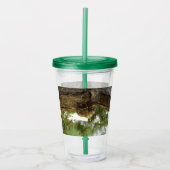 Cicada Muschel. Es war in Eile. Acryltrinkbecher (Vorderseite)