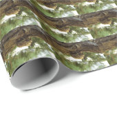 Cicada Muschel. Es war in Eile. Geschenkpapier (Rolleneckpunkt)