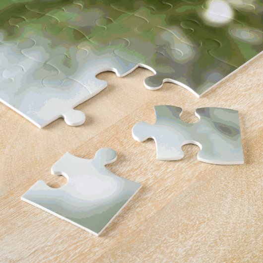 Cicada Muschel. Es war in Eile. Puzzle (Seite)