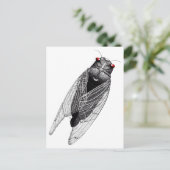 Cicada Postkarte (Stehend Vorderseite)