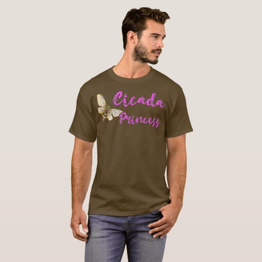 Cicada Princess Magicicada Invasion des Schwarzen  T-Shirt (Vorne ganz)