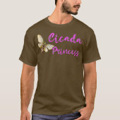 Cicada Princess Magicicada Invasion des Schwarzen T-Shirt (Vorderseite)