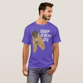 Cicada Schlafschrei Die Funny Entomologist T-Shirt (Vorne ganz)