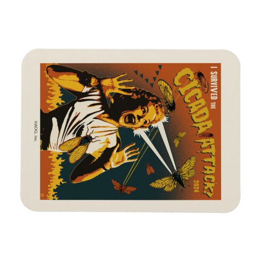 Cicada - Schrei-Lady 2024 Magnet (Horizontal)
