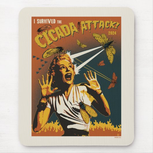 Cicada - Schrei-Lady 2024 Mousepad (Vorne)