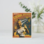 Cicada - Schrei-Lady 2024 Postkarte (Stehend Vorderseite)