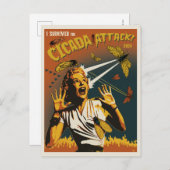 Cicada - Schrei-Lady 2024 Postkarte (Vorne/Hinten)
