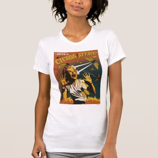 Cicada - Schrei-Lady 2024 T-Shirt (Vorderseite)