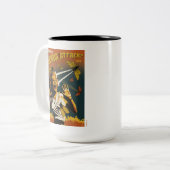 Cicada - Schrei-Lady 2024 Zweifarbige Tasse (Vorderseite Links)