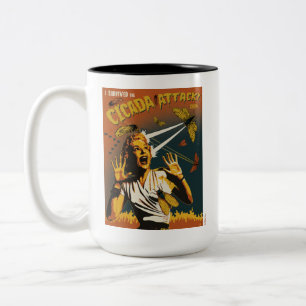Cicada - Schrei-Lady 2024 Zweifarbige Tasse