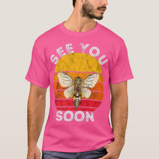 Cicada Sie sehen bald Magicicada Brood Insekt T-Shirt