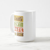 Cicada Sing Fly Mate Die Kaffeetasse (Vorderseite Links)