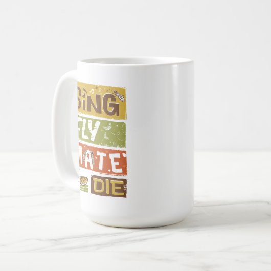 Cicada Sing Fly Mate Die Kaffeetasse (Vorderseite Links)