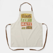 Cicada Sing Fly Mate Die Schürze (Vorderseite)