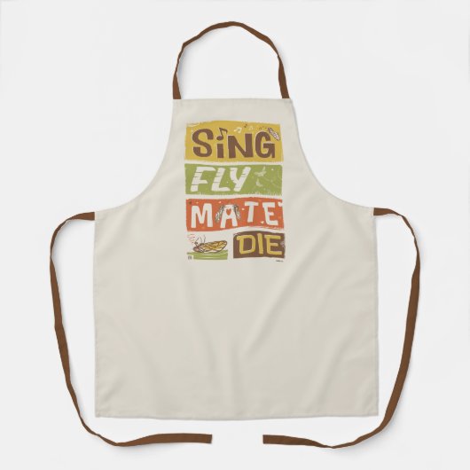 Cicada Sing Fly Mate Die Schürze (Vorderseite)